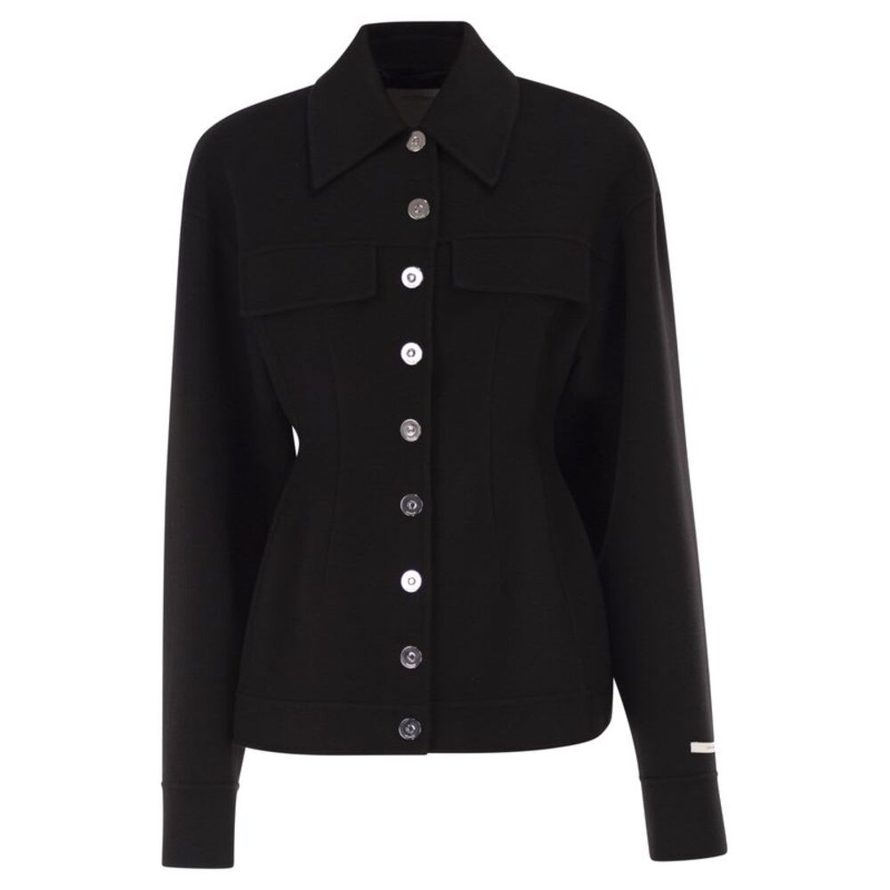 Sportmax Women Spxarena - Tailored Virgin Wool Jacket With Sculpted Silhouette